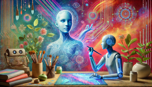AI art, machine learning creativity, AI-generated art, digital art, prompt creators, AI in art, creative AI tools, generative art, glitch art, retro-futurism art, abstract art, AI art inspiration, the AI prompt shop