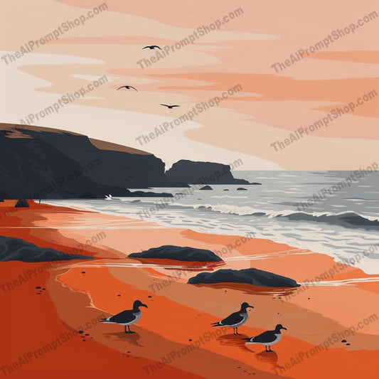 AI MidJourney Image Prompt, Sunset Silhouette, 4724Bird silhouettes, chat gpt, chat gpt prompts, chatgpt, chatgpt prompts, Landscapes, midjourney, Nature and city contrast, Peaceful dusk, Rustic charm, Silhouetted landscapes, Sunset color scheme, Twilight art, Urban skyline art, Warm color gradients