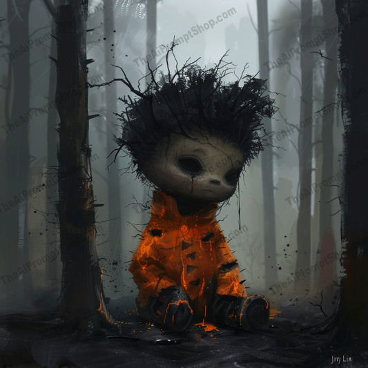 AI MidJourney Image Prompt, Enchanted Emberlings, 4869Animated nature, Charmed wilderness, chat gpt, chat gpt prompts, chatgpt, chatgpt prompts, Elemental sprites, Enchanted flora, Fantasy forest, Fiery innocence, Fire-lit wonder, Firelight folklore, Forest guardians, Glowing embers, Magical creatures, midjourney, Mystical children, Mythic sprites, Scary, Spark of life, Whimsical beings, Woodland magic