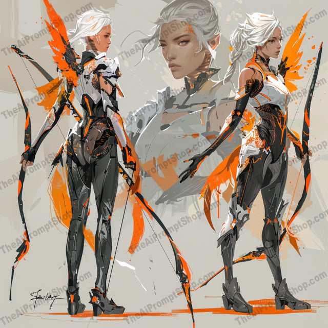 Epic Fantasy Character Designs AI MidJourney Image Prompt, 9634 Character Art, midjourney, fantasy, character design, armor, mythical, futuristic, armor sets, ornamentation, ethereal, detailed design, vivid colors, concept art, fantasy illustration, epic, heroic, battle ready, creative design, fantasy art, imaginative, costume design, illustration, Midjourney, Ai, Ai Image Prompt, Image Prompt, Prompt
