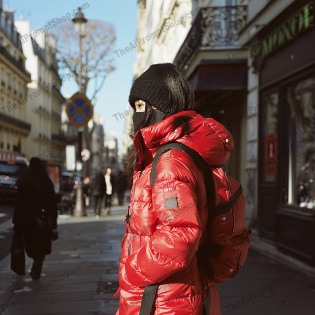 Stylish Winter City Walk AI MidJourney Image Prompt, 9318 Landscapes & Paintings, midjourney, winter, stylish, city walk, fashion, urban, street style, coat, jacket, bustling city, seasonal attire, cool weather, outerwear, trendy, casual, modern, backpack, cityscape, street, fashionable, lifestyle, Midjourney, Ai, Ai Image Prompt, Image Prompt, Prompt