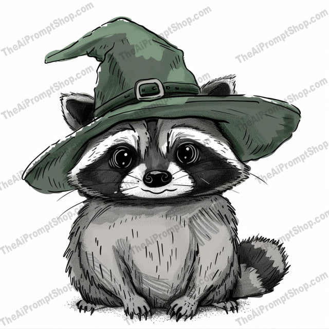 Cute Animals in Witch Hats AI MidJourney Image Prompt, 8994 Animals, midjourney, cute animals, witch hats, whimsical, illustrations, fox, black cat, raccoon, magical creatures, adorable, playful, charming, vibrant colors, fantasy, cartoon, stylized, animal art, character design, enchanted, fantastical, artwork, creative, Midjourney, Ai, Ai Image Prompt, Image Prompt, Prompt