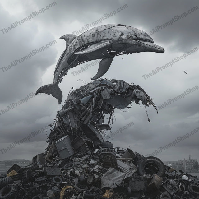 Recycled Art - Eagle, Dolphin, Dragonfly, Tree AI MidJourney Image Prompt, 9590 Animals, midjourney, recycled art, eagle art, dolphin art, dragonfly art, tree art, trash art, metal art, post-apocalyptic, wildlife art, creative recycling, environmental art, nature art, digital art, eco-friendly art, upcycled art, junk art, art from waste, sculpture art, industrial art, fantasy art, unique art, Midjourney, Ai, Ai Image Prompt, Image Prompt, Prompt