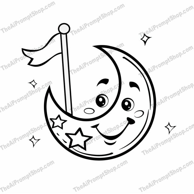 Cute Space Adventures AI MidJourney Image Prompt, 8352adventure, Ai, Ai Image Prompt, alien, Animation & Cartoons, astronaut, cartoon, character, children, comic, cute, exploration, fantasy, galaxy, illustration, Image Prompt, midjourney, moon, playful, Prompt, rocket, space, spacecraft, spaceship, stars, whimsical