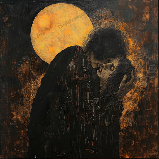 Ethereal Celestial Art AI MidJourney Image Prompt, 8925 Landscapes & Paintings, midjourney, ethereal, celestial, surreal, art, cosmos, dark, moody, human figures, emotional, conceptual, intense, interaction, mystical, otherworldly, otherworldly beings, abstract, universe, otherworldly connections, stars, solar objects, cosmic art, Midjourney, Ai, Ai Image Prompt, Image Prompt, Prompt