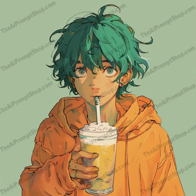 Colorful Anime Style Drink Portraits AI MidJourney Image Prompt, 8452Ai, Ai Image Prompt, Anime, art, artistic, bold colors, captivating, characters, colorful, creative, detailed shading, drinks, dynamic, expressive, illustration, Image Prompt, lively, midjourney, modern, pop culture, portrait, Prompt, unique design, vibrant, youthful