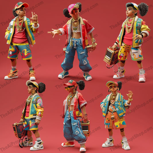 Street Style Fashion AI MidJourney Image Prompt, 8726 Clothing, Fashion & Accessories, midjourney, street style, fashion, urban, trendy, colorful clothing, hip-hop, youthful, bold colors, patterns, unique accessories, vibrant, eclectic, creative outfits, statement fashion, fashion design, urban wear, contemporary, trendsetting, dynamic, expressive, Midjourney, Ai, Ai Image Prompt, Image Prompt, Prompt