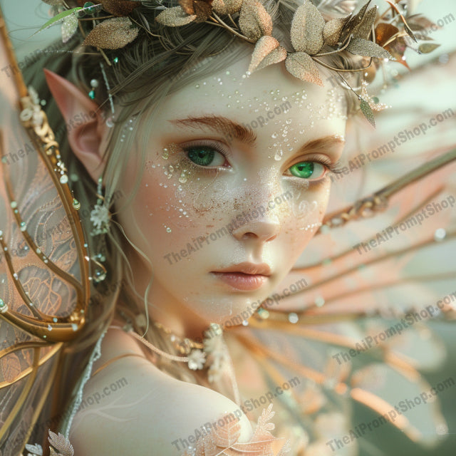 Mystical Fantasy Beings AI MidJourney Image Prompt, 8035AI image prompts, artistic exploration, creative inspiration, creative prompts, detailed illustrations, enchanted characters, enchanting visuals, ethereal fairies, fantasy character design, fantasy storytelling, forest deity, imaginative art, intricate details, majestic dragon, midjourney, mythical art, otherworldly art, surreal designs