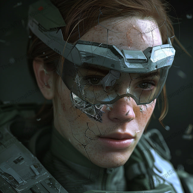 Futuristic Cyberpunk and Military Themes AI MidJourney Image Prompt, 8158advanced technology, armor, battle gear, bright colors, contrast, cyber soldier, cyberpunk, detailed artwork, digital art, futuristic, futuristic design, high-tech, intricate, mechanical, midjourney, military, muted colors, robot, robotic, sci-fi