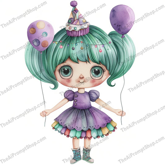 Whimsical Girls in Various Costumes AI MidJourney Image Prompt, 9652 Storybook Illustrations, midjourney, whimsical, costumes, party dress, witch costume, spring dress, cute dress, girls, fashion, characters, colorful outfits, festive, floral, magical, enchanting, detailed, vibrant colors, young girl, outfits, youth fashion, adorable, Midjourney, Ai, Ai Image Prompt, Image Prompt, Prompt