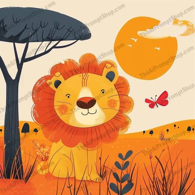 Cute Animal Illustrations AI MidJourney Image Prompt, 8369Ai, Ai Image Prompt, animal, Animals, art, cartoon, children, colorful, cute, decor, drawing, elephant, forest, friendly, giraffe, illustration, Image Prompt, jungle, lion, midjourney, nursery, panda, playful, Prompt, safari, wildlife