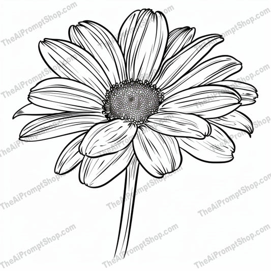 Intricate Floral Line Art AI MidJourney Image Prompt, 8183aesthetic, art, black and white, botanical, decorative, delicate, detailed, drawing, elegant, floral design, flower line art, illustration, inkmidjourney, minimalist, natural, outline, sketch, vintage