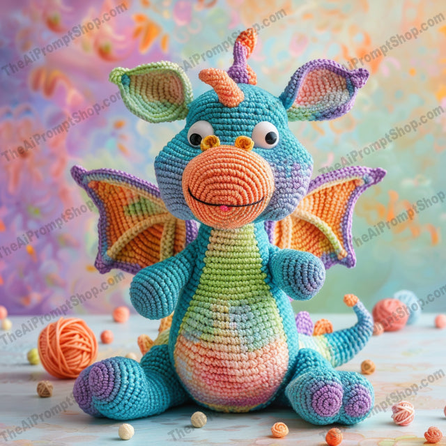 Colorful Crochet Creations AI MidJourney Image Prompt, 9340 Animation & Cartoons, midjourney, crochet, colorful, yarn, handmade, knitting, crocheted toy, whimsical, playful, craft, art, creative, design, multicolored, cute, adorable, soft, crochet art, vibrant, crafting, kids, decor, rainbow, amigurumi, fiber art, crochet design, Midjourney, Ai, Ai Image Prompt, Image Prompt, Prompt
