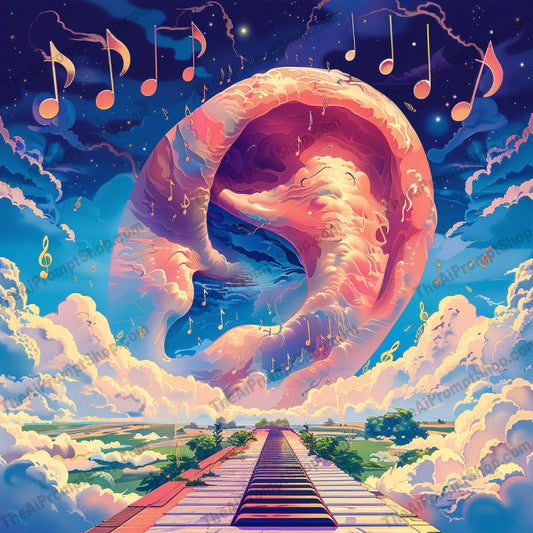 Surreal Dreamscapes AI MidJourney Image Prompt, 8039AI image prompts, artistic exploration, candy dreamland, colorful surrealism, cosmic journey, creative inspiration, creative prompts, fantastical worlds, fantasy landscapes, imaginative designs, midjourney, mystical art, otherworldly scenes, surreal art inspiration, surreal clouds, surreal dreamscapes, surreal landscapes, surrealism, visionary art, whimsical visuals