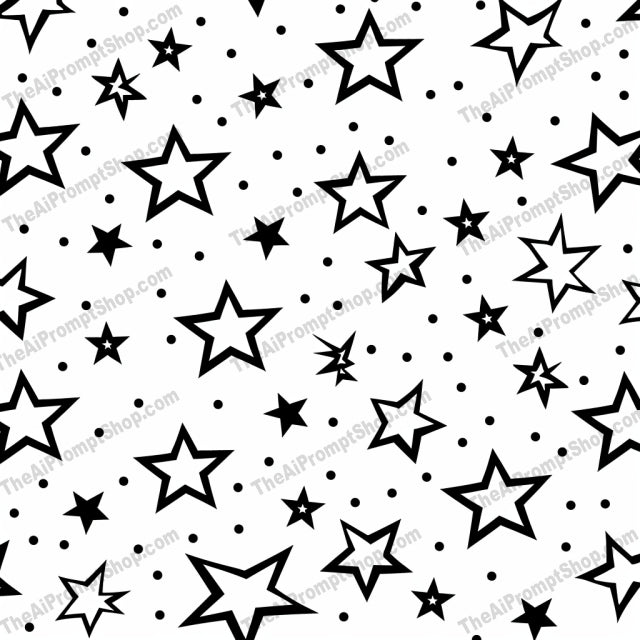 Black and White Pattern Designs AI MidJourney Image Prompt, 8716 Patterns & Wallpapers, midjourney, black and white, illustration, pattern, clouds, leaves, stars, coloring, art, design, abstract, minimalist, nature, sky, botanical, floral, doodle, line art, simple, elegant, decorative, Midjourney, Ai, Ai Image Prompt, Image Prompt, Prompt