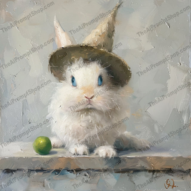 Whimsical Animals in Hats AI MidJourney Image Prompt, 9531 Fantasy, midjourney, whimsical, animals, hats, charming, magical, playful, endearing, imaginative, enchanting, illustrations, fantasy, furry, feathered, cute, rabbit, parrot, dog, cat, mystical, Midjourney, Ai, Ai Image Prompt, Image Prompt, Prompt
