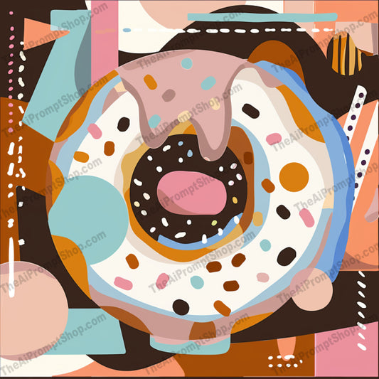 Vibrant Sweet Treats AI MidJourney Image Prompt, 8906 Food, midjourney, donut, cupcake, ice cream, lollipop, sweet treats, desserts, abstract art, colorful, vibrant, playful, modern art, digital illustration, confectionery, food art, sugar, whimsical, bold shapes, contemporary, sweets, eye-catching, Midjourney, Ai, Ai Image Prompt, Image Prompt, Prompt