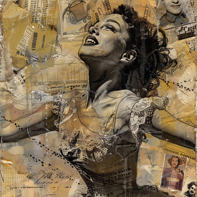 Vintage Mixed Media Artwork AI MidJourney Image Prompt, 8742 Landscapes & Paintings, midjourney, vintage, mixed media, dance, floral, culinary, sepia, artwork, nostalgic, historical, artistic, intricate, textured, collage, expression, patterns, thematic, creative, elegant, timeless, detailed, Midjourney, Ai, Ai Image Prompt, Image Prompt, Prompt