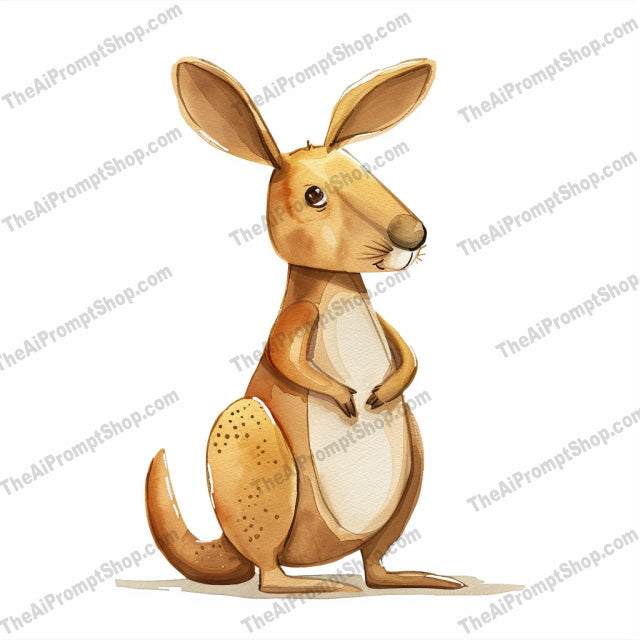 Whimsical Jungle and Safari Animals Watercolor Art AI MidJourney Image Prompt, 8077animal illustrations, animal lover gift, children's room decor, giraffe art, hand-painted art, jungle animal art, jungle theme, kangaroo art, kids room art, koala art, lion art, midjourney, nursery decor, playful animal prints, safari animals, safari theme, watercolor animals, watercolor paintings, whimsical wall art