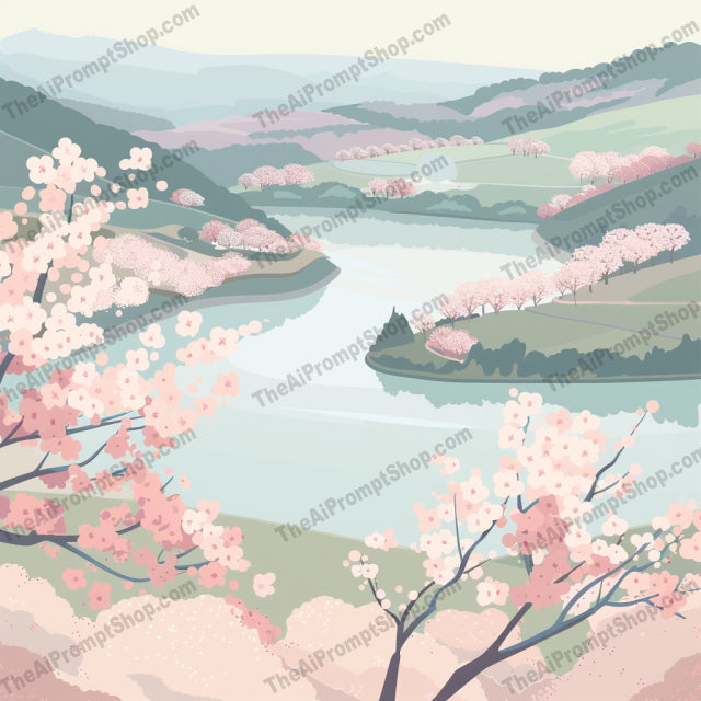 Serene Landscape Illustrations AI MidJourney Image Prompt, 9308 Landscapes & Paintings, midjourney, landscape, nature, serene, illustration, soft colors, calm, peaceful, scenic, picturesque, aesthetic, beauty, outdoors, artwork, natural, environment, pastel, tranquil, restful, view, breathtaking, Midjourney, Ai, Ai Image Prompt, Image Prompt, Prompt