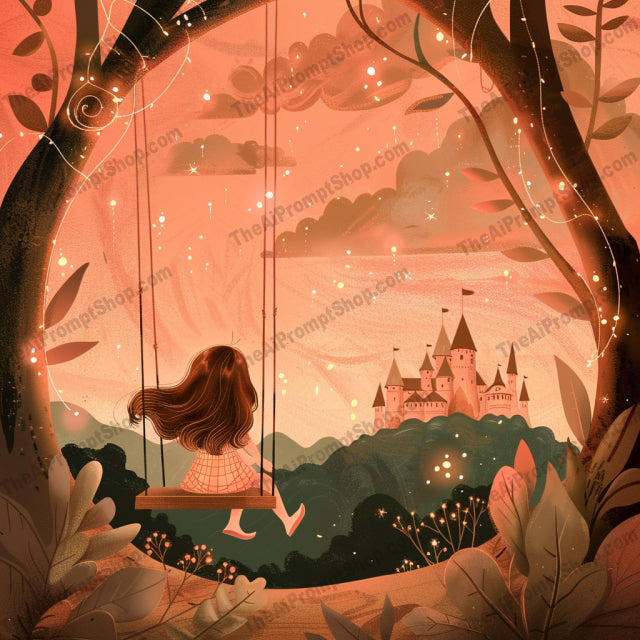 Whimsical Nature Scenes AI MidJourney Image Prompt, 9575 Storybook Illustrations, midjourney, whimsical, nature, cityscape, cat, dog, forest, kite, sun, swing, storybook, dreamy, illustration, colorful, serene, night, day, child, animal, fantasy, adventure, Midjourney, Ai, Ai Image Prompt, Image Prompt, Prompt