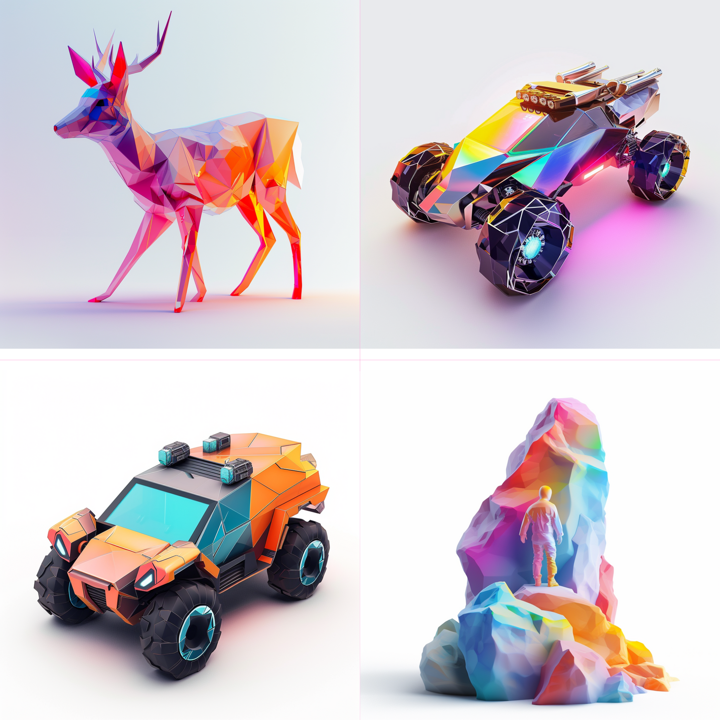 Logos created from an AI image prompt.