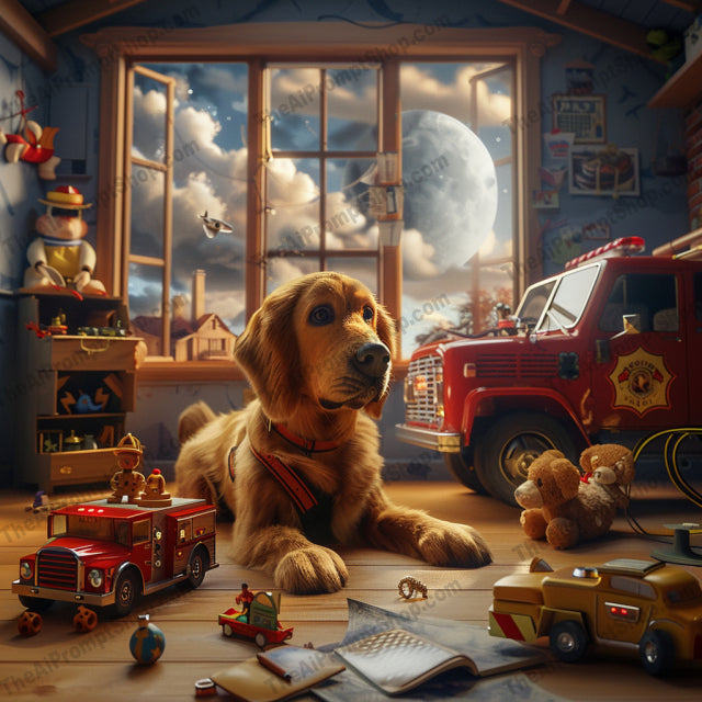 AI MidJourney Image Prompt, Enchanted Evenings, 4923chat gpt, chat gpt prompts, chatgpt, chatgpt prompts, Cozy atmosphere, Imaginative play, Indoor fantasy, Intimate settings, Magic realism, midjourney, Nighttime wonder, Soft shadows, Storybook Illustrations, Storybook interiors, Tranquil moments, Whimsical charm