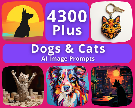 AI Image Prompts for Dogs & Cats