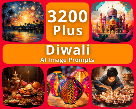 AI Image Prompts for Diwali Art