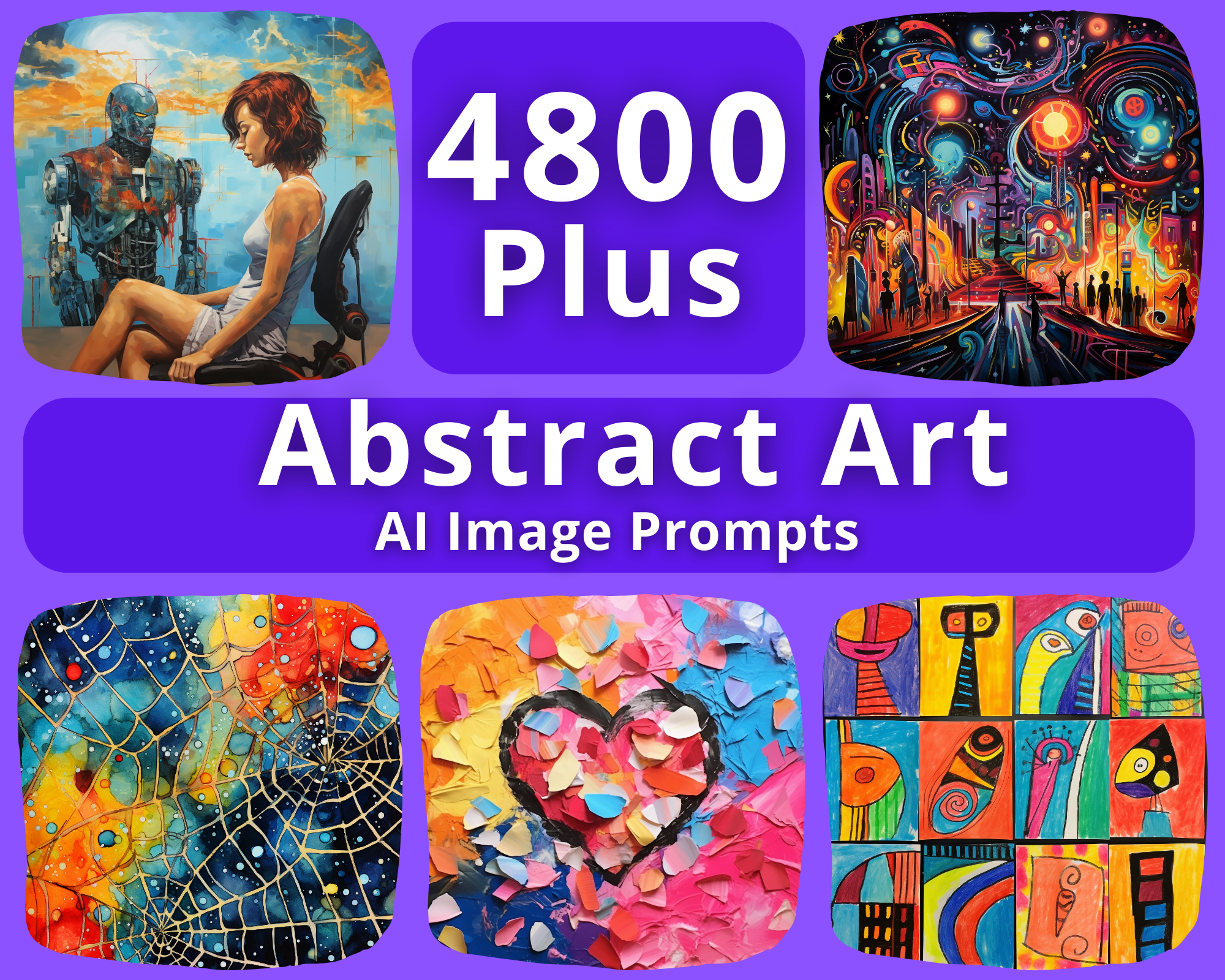 Premium AI Image  Abstract art creative thinking simple painting