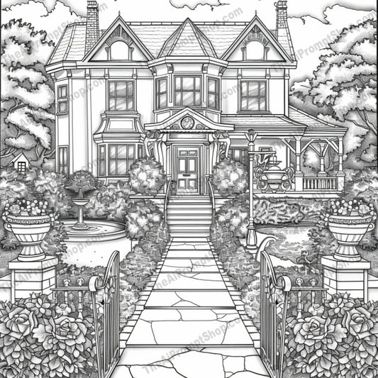 Quaint Homes and Nature Scenes AI MidJourney Image Prompt, 8371Ai, Ai Image Prompt, artist illustration, black and white, cabin, country house, cozy houses, detailed drawing, garden, illustration, Image Prompt, ink drawing, landscape, Landscapes & Paintings, midjourney, nature, nature retreat, outdoor, peaceful, Prompt, quaint homes, scenic, serene settings, treehouse, vintage, waterfront