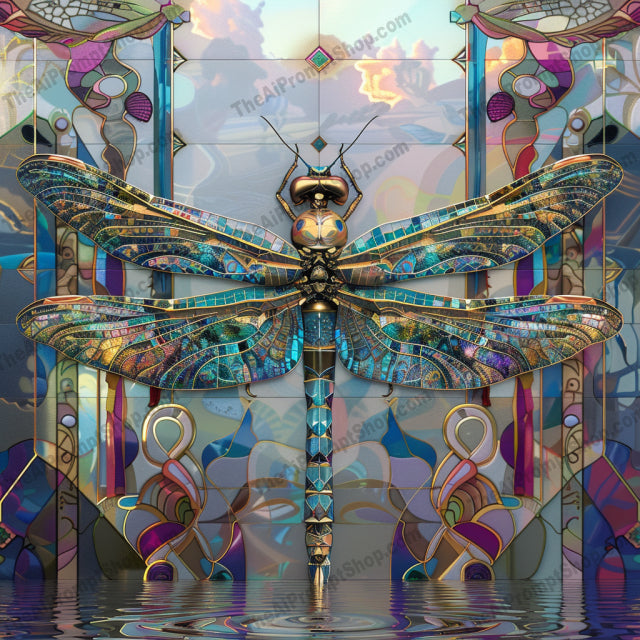 Stained Glass Style Mythical Creatures AI MidJourney Image Prompt, 9520 Fantasy, midjourney, stained glass, mythical creatures, butterfly, dragonfly, phoenix, vibrant colors, intricate designs, magical, fantasy art, decorative art, mythical, ethereal, detailed, artistic, whimsical, enchanting, beautiful designs, mystical beings, fantasy creatures, visual art, Midjourney, Ai, Ai Image Prompt, Image Prompt, Prompt