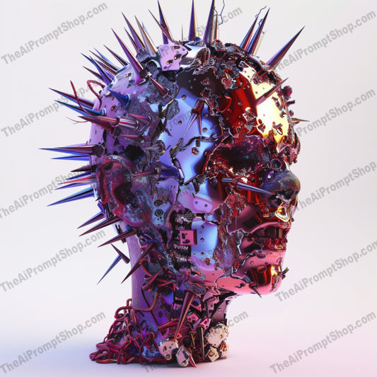 AI MidJourney Image Prompt, Morphed Monstrosities, 4864Abstract horror, Bizarre sculptures, chat gpt, chat gpt prompts, chatgpt, chatgpt prompts, Creepy oddities, Dark imagination, Distorted forms, Eerie oddities, Macabre art, midjourney, Monstrous forms, Organic mutations, Otherworldly beings, Scary, Sculptural horror, Spiked sculptures, Surreal creatures, Surreal monstrosity, Tentacled figures, Twisted art