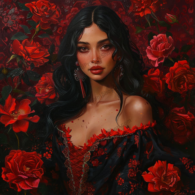 Legendary Heroes and Heroines AI MidJourney Image Prompt, 8102cultural art, detailed art, dramatic art, Egyptian queen, emotional depth, epic stories, flamenco dancer, heroines, historical decor, historical figures, historical portraits, legendary heroes, midjourney, powerful portraits, samurai art, Viking warrior, warrior art