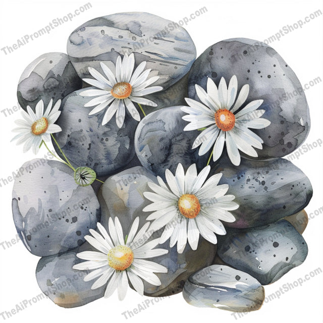 Elegant Botanical Design AI MidJourney Image Prompt, 9562 Florals, midjourney, botanical, feathers, flowers, leaves, stones, natural, elegant, illustration, serene, detailed, decorative, art, design, nature, soft colors, intricate, floral, graphic art, stylish, artistic, Midjourney, Ai, Ai Image Prompt, Image Prompt, Prompt