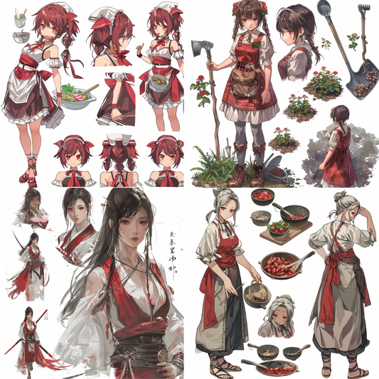 AI MidJourney Image Prompt, Fantasy Chef Chronicles, 4951Anime cooking adventures, Art of cuisine, chat gpt, chat gpt prompts, chatgpt, chatgpt prompts, Chef's journey, Cooking with passion, Culinary warrior, Epicurean character design, Fantasy kitchenware, Gastronomic quests, Gourmet battle attire, Herbal harvest, midjourney, Storybook Illustrations