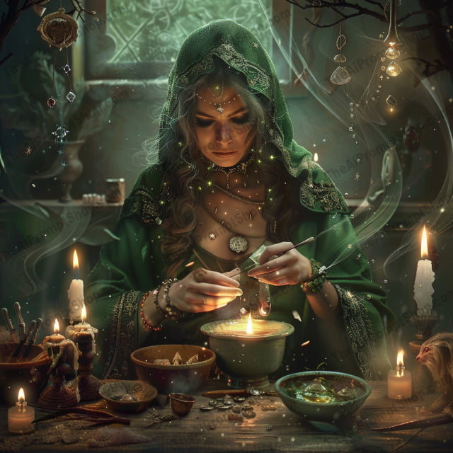 Fantasy Enchantment AI MidJourney Image Prompt, 9668 Fantasy, midjourney, fantasy, enchantment, magic, sorcery, mythical creatures, dragons, spellbinding, mysteries, scenic elements, intricate designs, vibrant colors, captivating, ethereal, dreamlike, medieval, candles, alchemy, wizards, witches, mystical, Midjourney, Ai, Ai Image Prompt, Image Prompt, Prompt