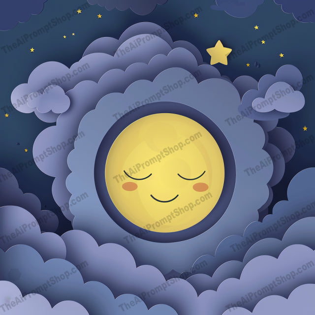 Whimsical Paper Art AI MidJourney Image Prompt, 9325 Landscapes & Paintings, midjourney, whimsical, paper art, happy flower, smiling moon, exuberant bunny, underwater scene, charming, dreamy, joyful, serene, wonder, happiness, illustration, artistic, colorful, nature, night sky, clouds, marine life, playful, creative, Midjourney, Ai, Ai Image Prompt, Image Prompt, Prompt