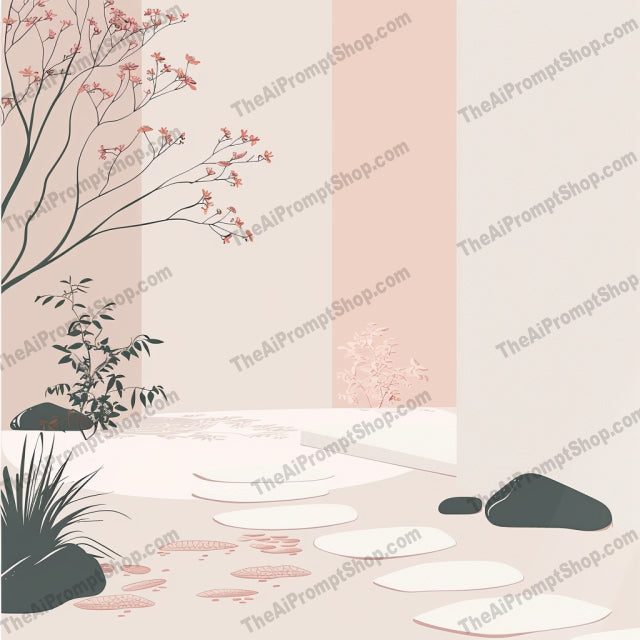 Minimalist Serene Scenes AI MidJourney Image Prompt, 9552 Landscapes & Paintings, midjourney, minimalist, serene, tranquil, beach, umbrellas, café, interior, cabin, lakeside, Japanese garden, trees, lake, water, cozy, peaceful, quiet, relaxing, nature, calm, scenic, Midjourney, Ai, Ai Image Prompt, Image Prompt, Prompt