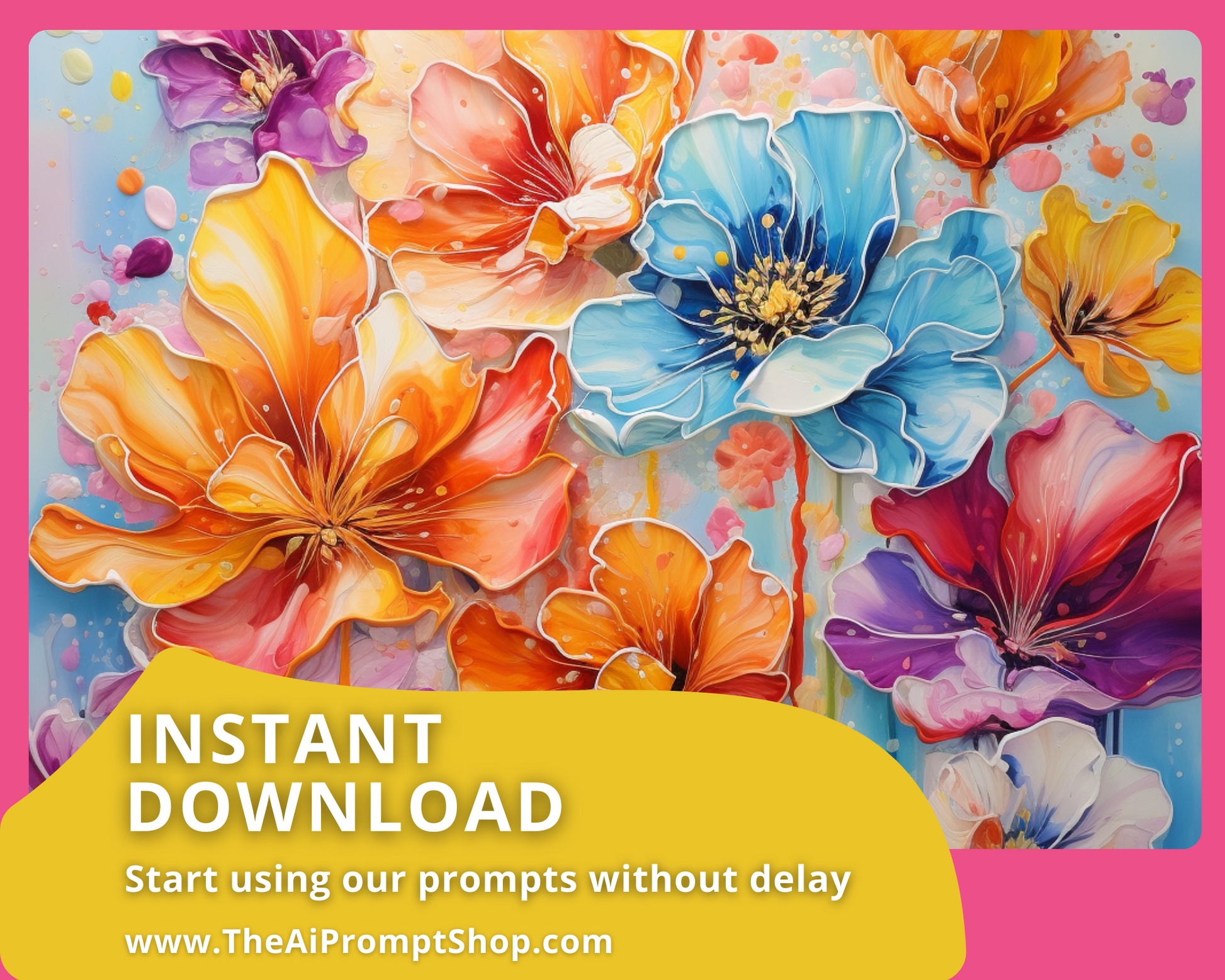 AI Image Prompts for Floral Art