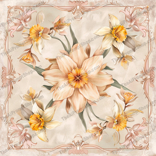 Elegant Floral Designs AI MidJourney Image Prompt, 9024 Florals, midjourney, floral, vintage, elegant, flowers, pastel, decorative, intricate, harmonious, detailed, classic, modern, soft colors, beautiful, delicate, artistic, ornate, stylish, decor, nature, timeless, Midjourney, Ai, Ai Image Prompt, Image Prompt, Prompt