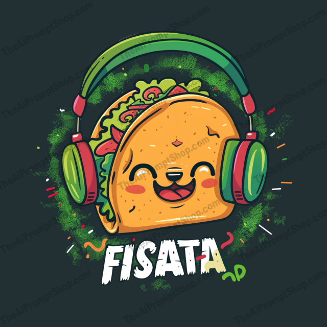 Food Characters with Headphones AI MidJourney Image Prompt, 9375 T Shirt Designs, midjourney, food art, headphones, character design, pizza, sushi, taco, owl, street style, vibrant colors, fun illustration, cartoon food, music lover, trendy, whimsical, pop culture, graphic design, modern art, humorous art, playful, digital art, Midjourney, Ai, Ai Image Prompt, Image Prompt, Prompt