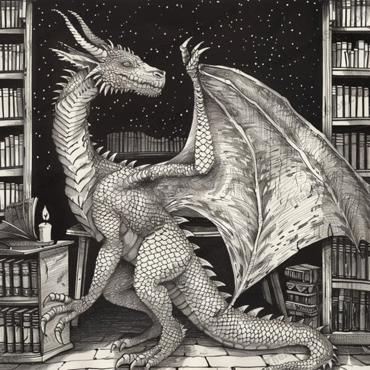 Mystical and spooky illustrations in a fantasy style created from an AI image prompt.
