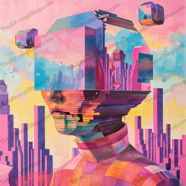 Psychedelic Futuristic Art AI MidJourney Image Prompt, 8838 Futuristic, midjourney, psychedelic, futuristic, art, vibrant, colorful, technology, imagination, avant-garde, fantastical, unique, visual, experience, bold, captivating, style, intricate, details, mesmerizing, fusion, vivid hues, Midjourney, Ai, Ai Image Prompt, Image Prompt, Prompt