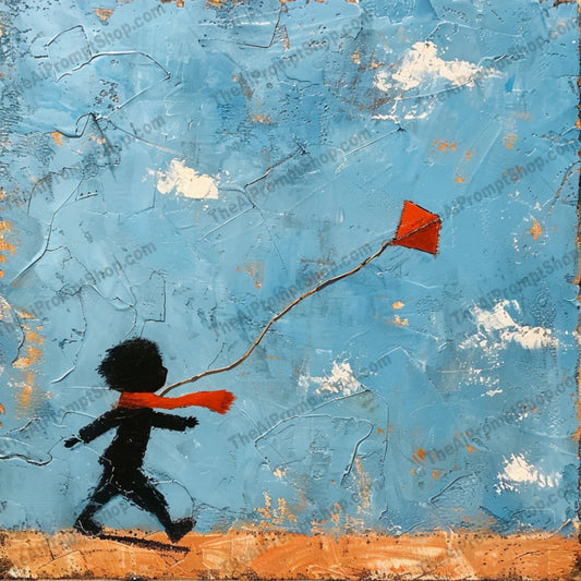 Joyful Childhood Silhouettes AI MidJourney Image Prompt, 8837 Landscapes & Paintings, midjourney, childhood, silhouette, joy, nostalgia, kite, balloon, play, bike, sunset, texture, colorful, vibrant, innocence, happy, energy, youth, playful, adventure, memories, dreamy, Midjourney, Ai, Ai Image Prompt, Image Prompt, Prompt