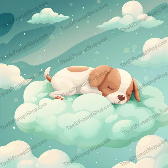 Sleeping Animals on Clouds AI MidJourney Image Prompt, 9646 Animals, midjourney, sleeping animals, cloud, pastel, dreamy, whimsical, adorable, baby animals, elephant, fox, kitten, puppy, serene, fluffy clouds, cute illustration, peaceful, fantasy, soft colors, nursery decor, relaxing, gentle, Midjourney, Ai, Ai Image Prompt, Image Prompt, Prompt