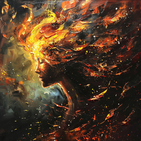 Ethereal Elemental Spirits AI MidJourney Image Prompt, 8041AI image prompts, artistic creativity, artistic exploration, cloud deities, cosmic guardians, creative inspiration, creative prompts, elemental spirits, ethereal visuals, fantasy characters, fire element, forest nymphs, imaginative designs, midjourney, nature elements, otherworldly visuals, storytelling art