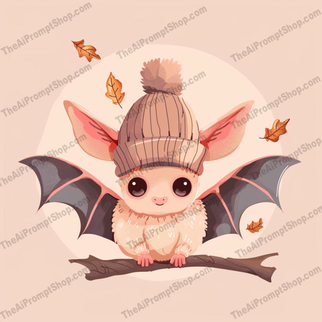 Cute Autumn Animal Art AI MidJourney Image Prompt, 8465adorable, Ai, Ai Image Prompt, art, autumn, bat, cat, cozy, cute, cute animal, fall, fall decor, halloween, Holidays, illustration, Image Prompt, leaves, midjourney, owl, pastel, Prompt, pumpkin, seasonal, soft colors, tree branch, warm scarf, whimsical