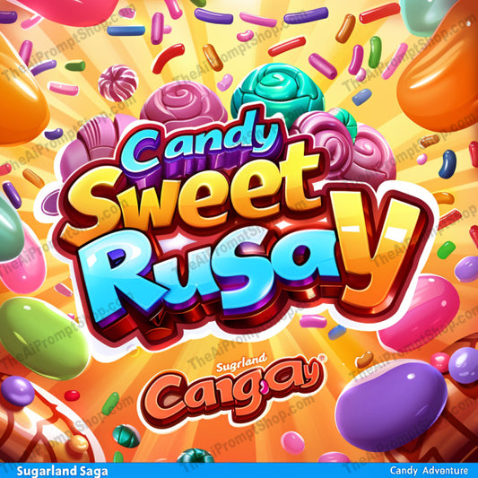 Colorful Game Style Image AI MidJourney Image Prompt, 8203adventure, animated text, bold text, bright, cartoon, casual, cheerful, colorful, designmidjourney, engaging, entertainment, eye-catching, family-friendly, fun, game, playful, vibrant, whimsical characters
