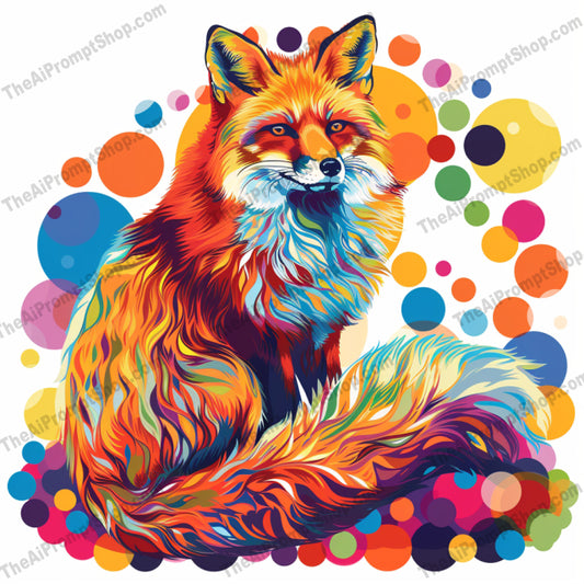 Vibrant Animal Collage Art AI MidJourney Image Prompt, 8167abstract, animal art, artistic, bright, colorful, contemporary, creative, dog, dynamic, electrifying, energy, fox, geometric, midjourney, modern, owl, pattern, rabbit, spectrum, vibrant